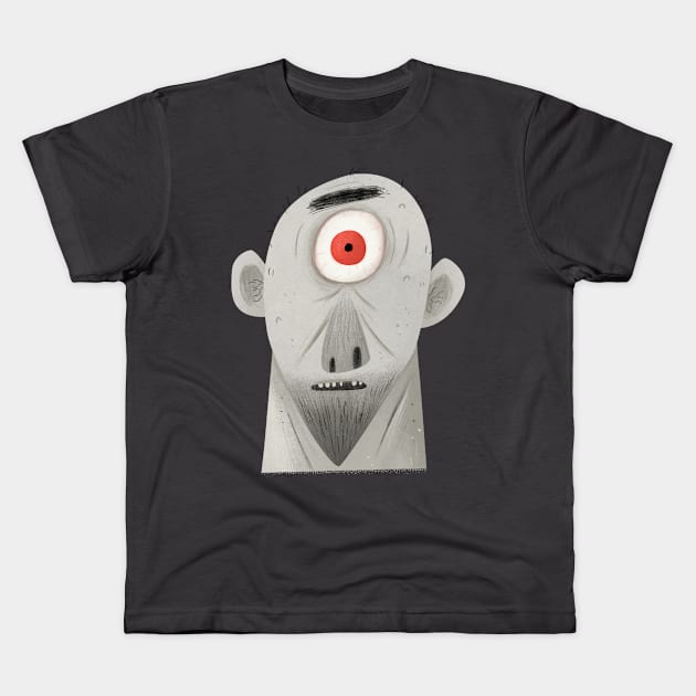 The cyclops Kids T-Shirt by Luis San Vicente 